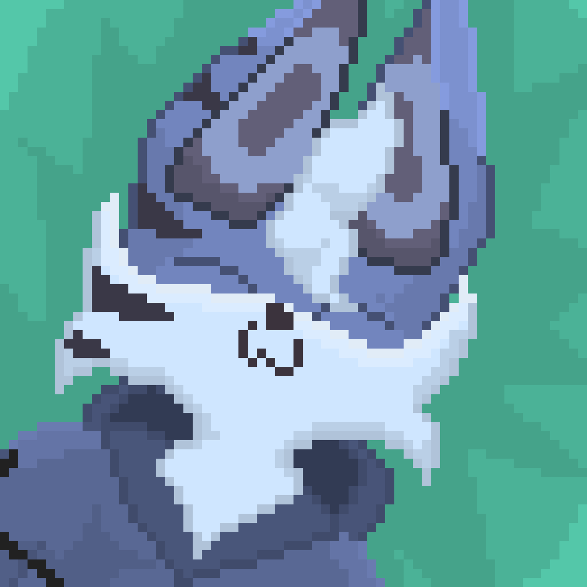 remastered version of a simple pixel i made of my fursona